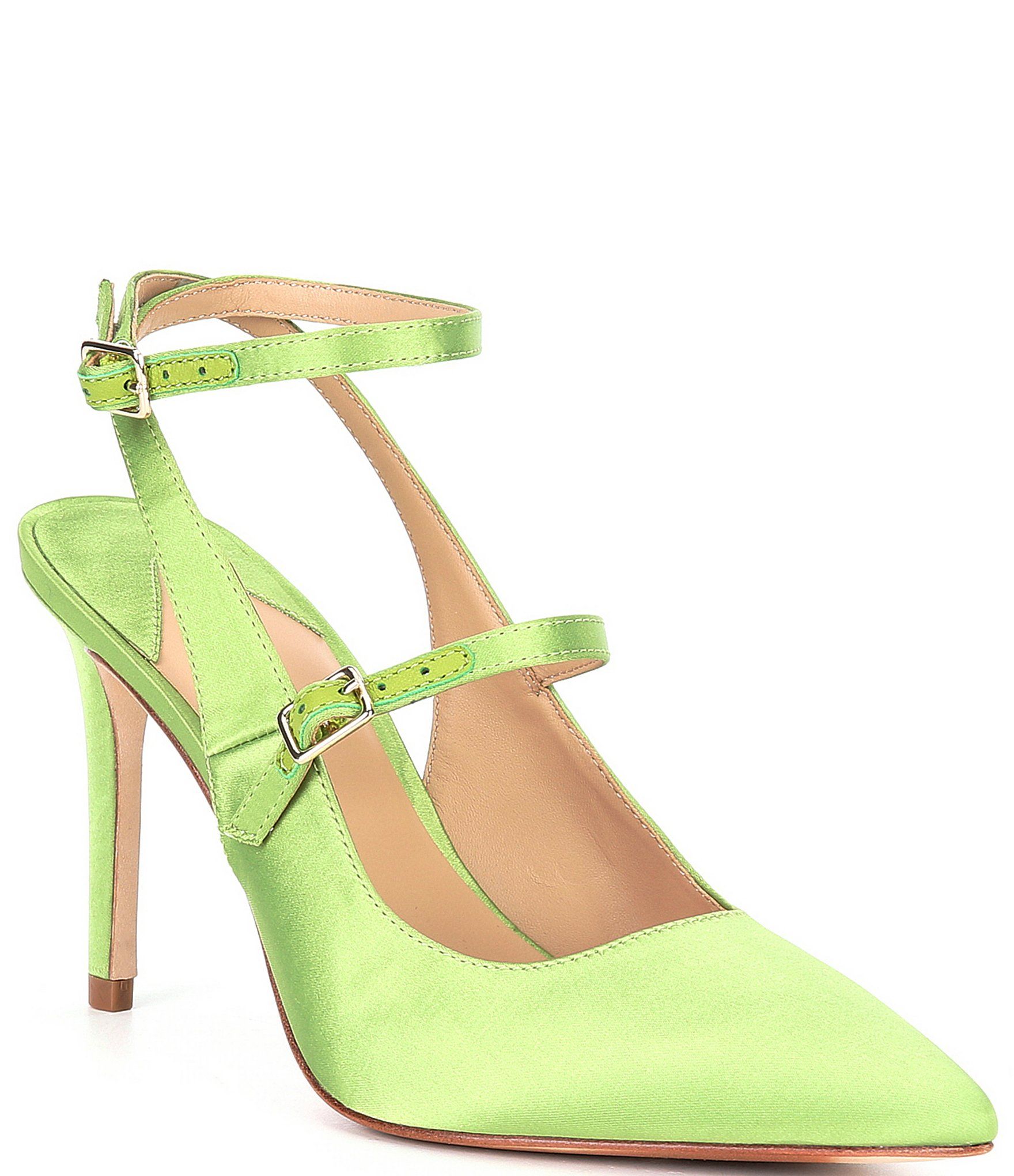 Antonio MelaniPerianne Satin Ankle Strap Pumps | Dillard's