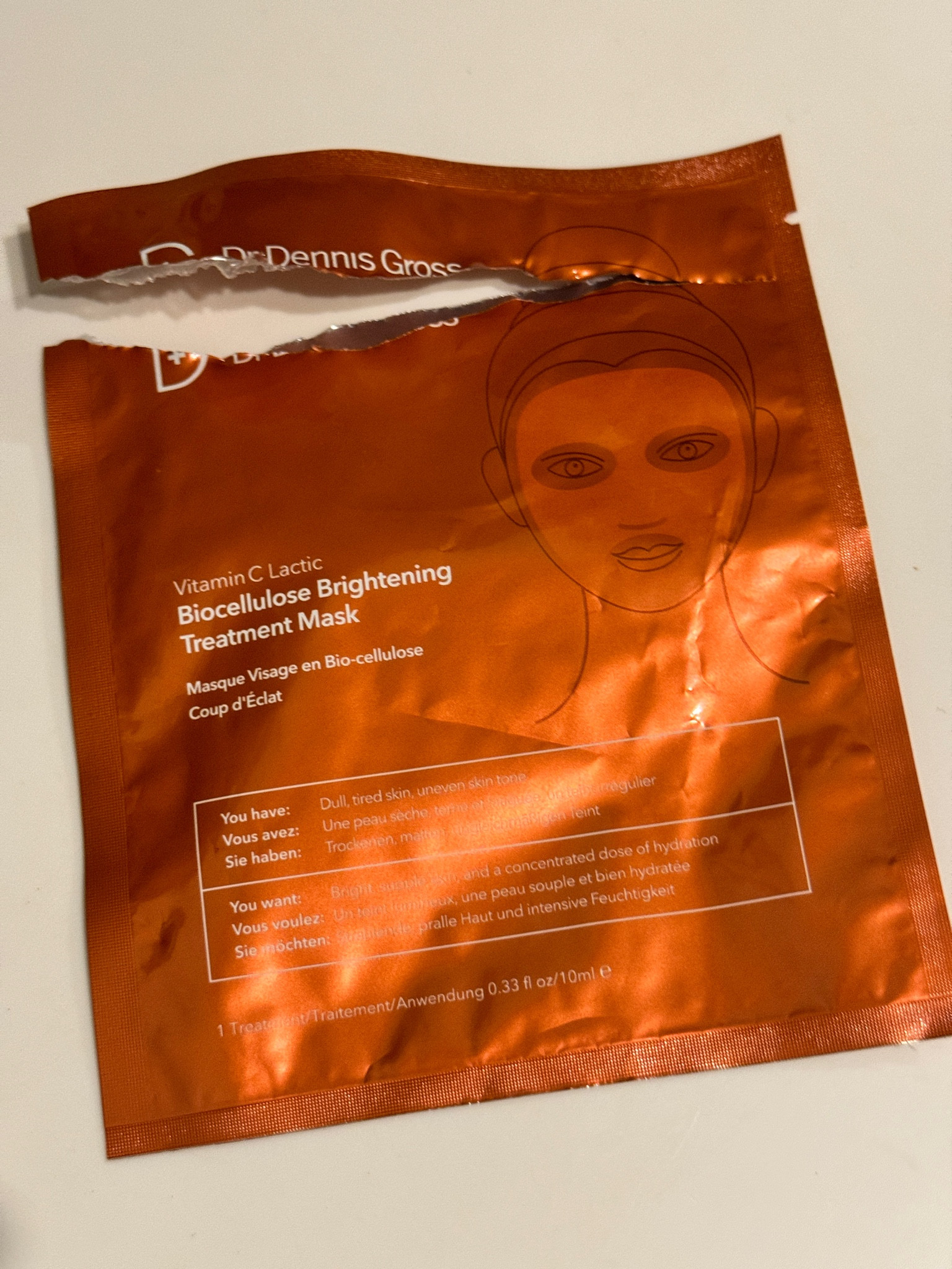 Empties - sheet mask brightening mask Dr dennis gross Vitamin C Lactic Biocellulose Brightening Treatment Mask

#LTKBeauty #LTKSeasonal