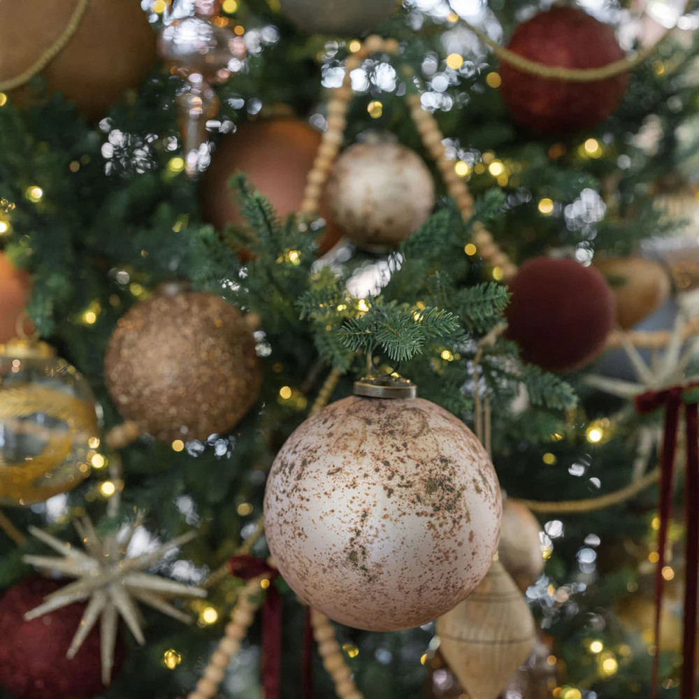 3" Mercury Marble Glass Ornament | CG Hunter