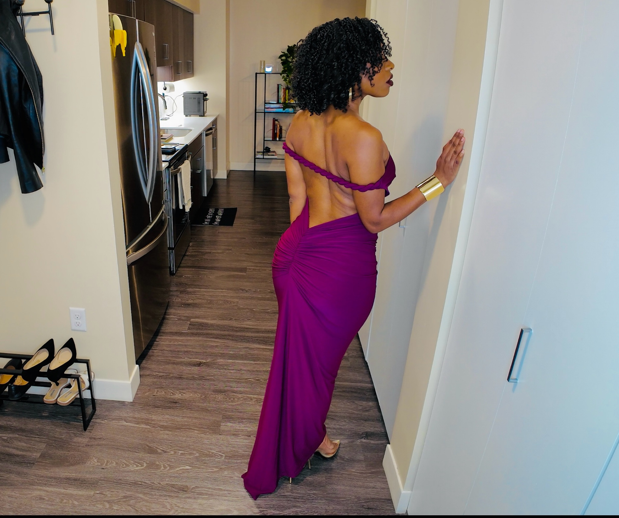 Can we hear it for the back of the dress?!? 😍 MAIA multiway #backless rope dress from #MelaniTheLabel 💕 #Maxidress 

#LTKStyleTip
