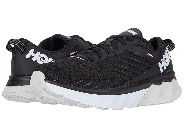 Hoka One One Arahi 4 (Black/White) Women's Shoes | Zappos