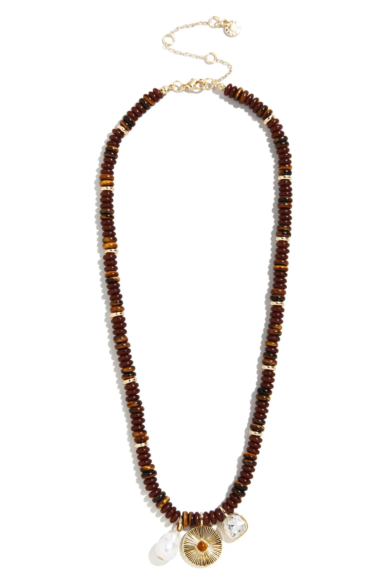 Malia Tiger's Eye Charm Necklace (Women) | Nordstrom | Nordstrom