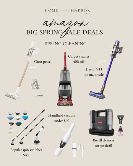 Spring cleaning finds from Amazon! All on deal! Best-selling vacuums and carpet cleaners. Great for kids and pets! 

#bigspringsale #dealsoftheday 

#LTKhome #LTKsalealert #LTKSeasonal