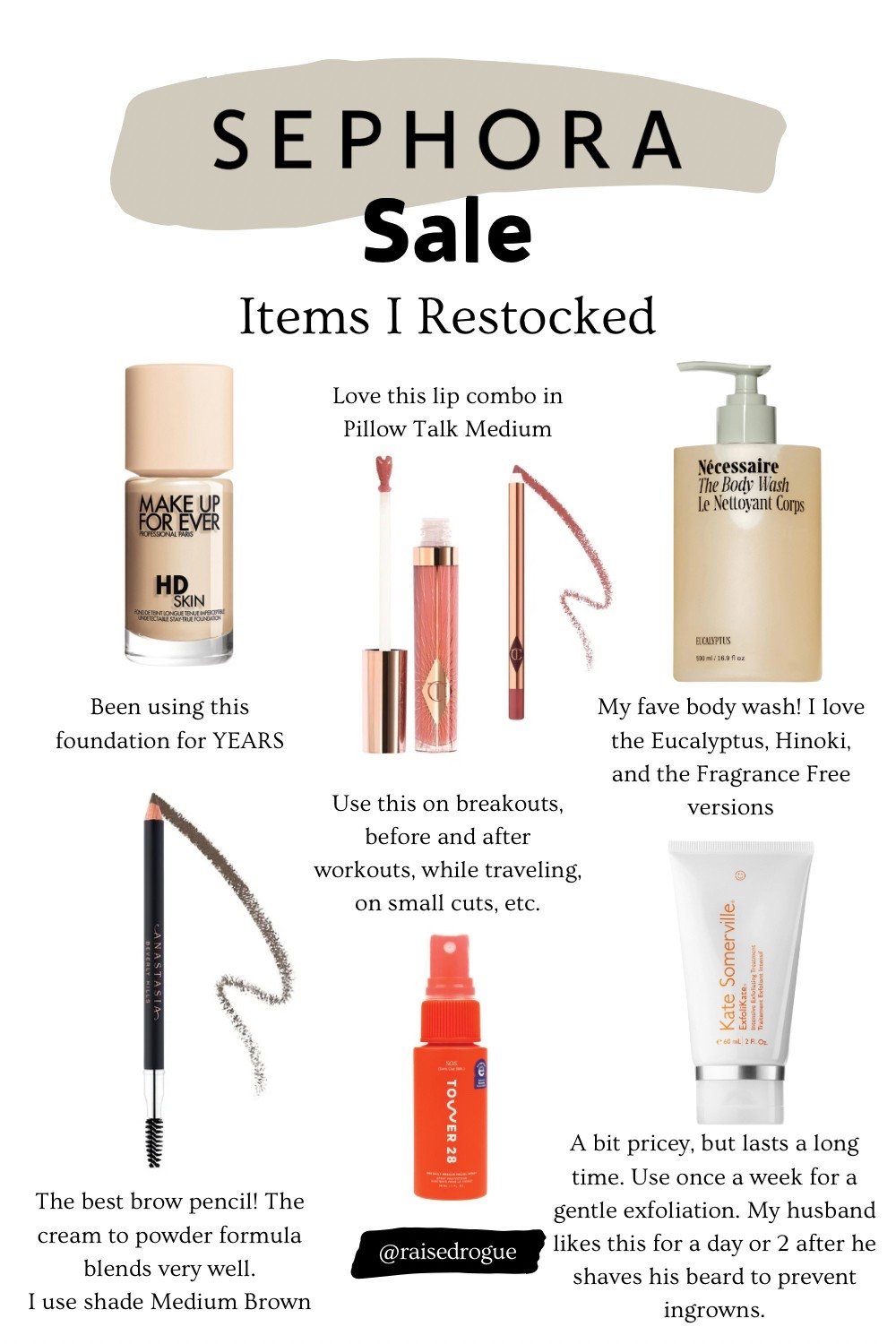 Beauty and skincare faves on sale! Here are the products I restocked during the Sephora Sale! 

Makeup, skincare, bath and body, haircare 

#LTKBeauty #LTKFindsUnder50 #LTKSaleAlert