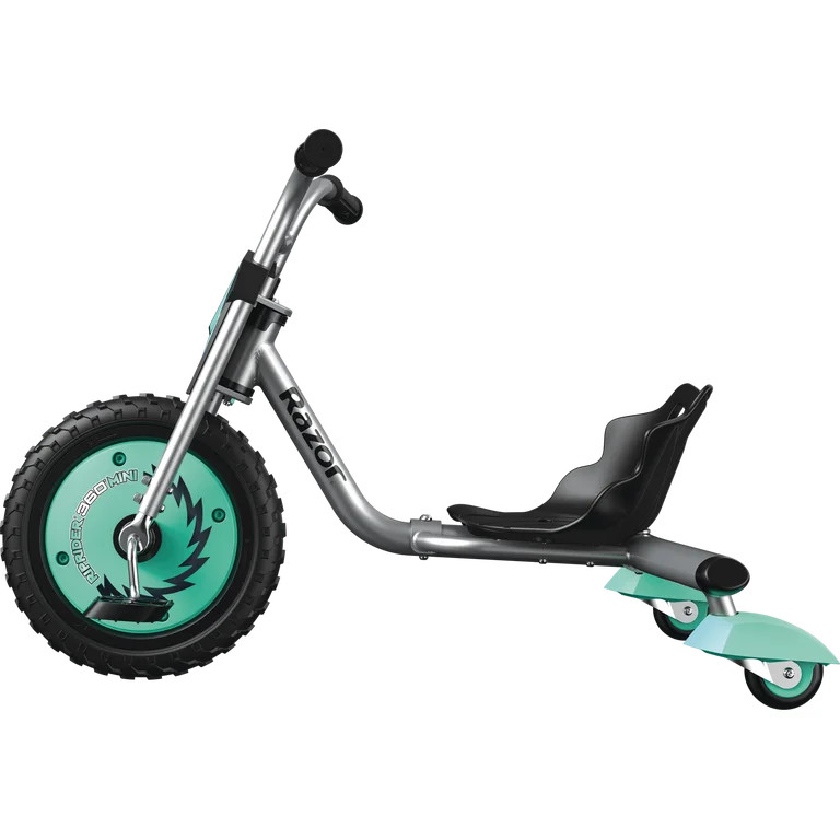Razor RipRider 360 Mini - Teal, 360 Degrees Caster Tricycle, Easy Drifting, for Child Ages 3+ - W... | Walmart (US)