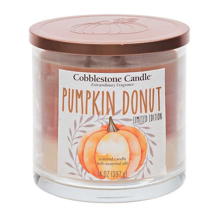 New! Pumpkin Donut Jar Candle | Kirkland's Home