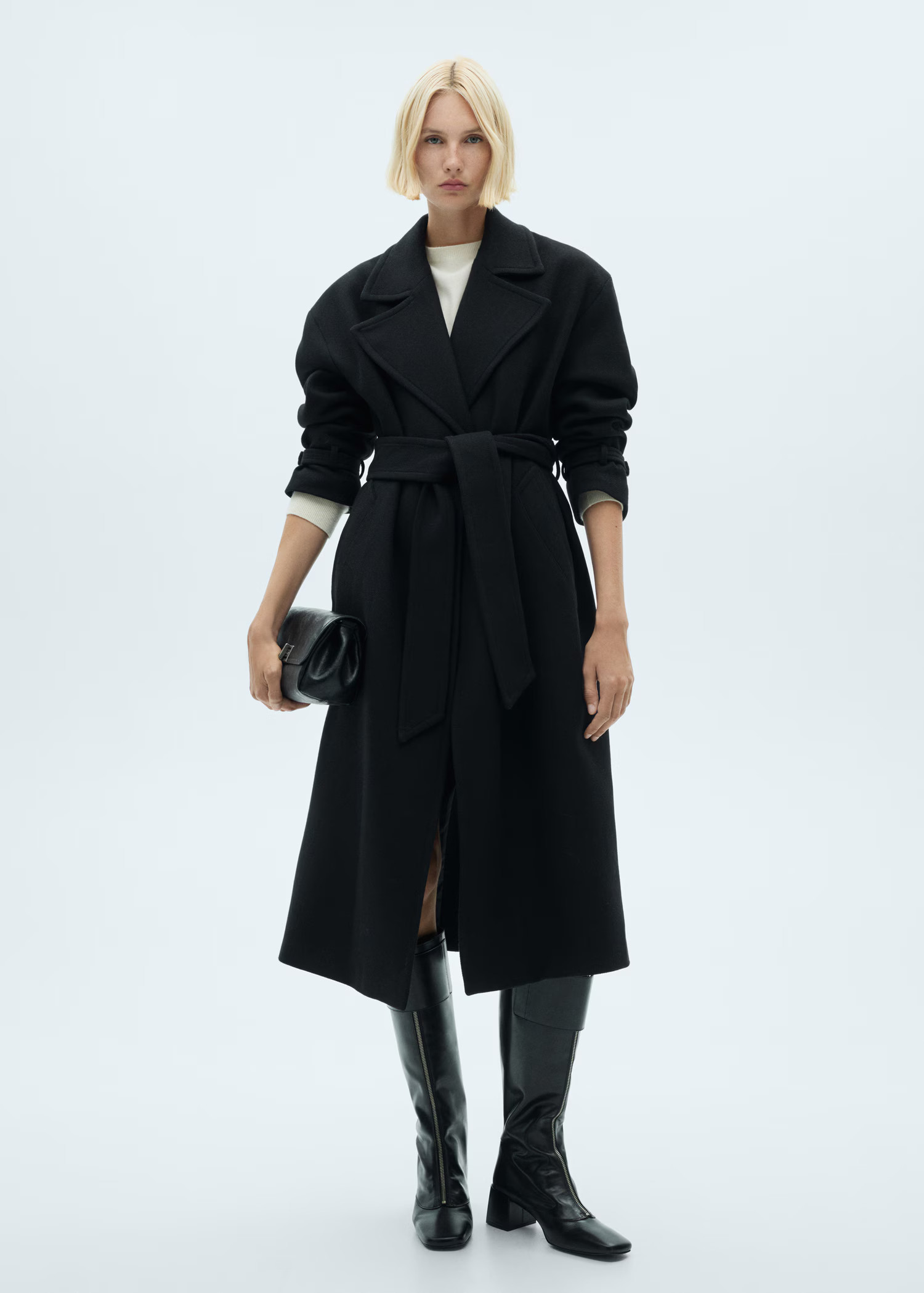 Maxi lapel Manteco wool coat | Mango (US/MX/AU)