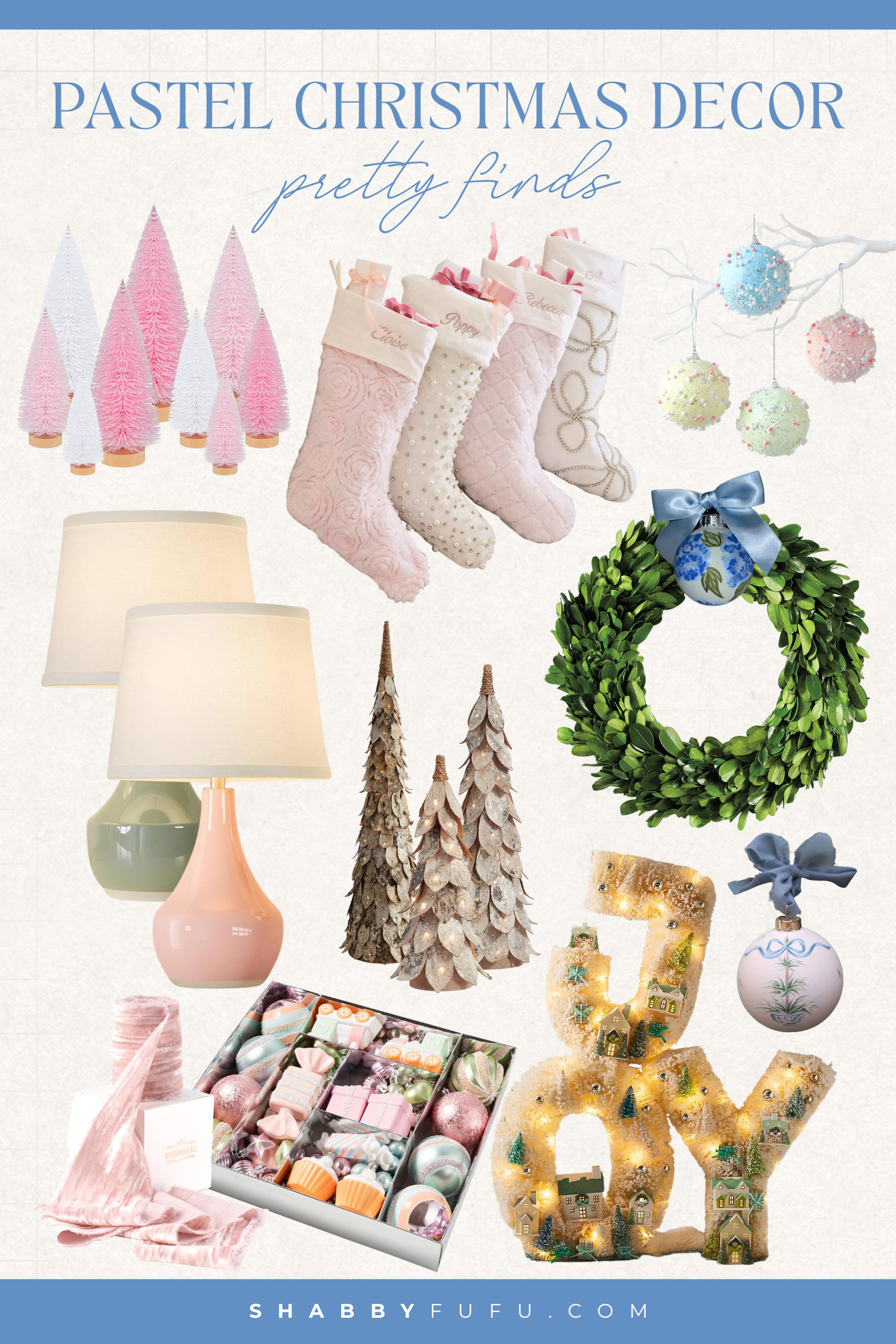 If moody Christmas isn’t your thing, pastel décor might be 💕 These are some of my favorite soft and festive finds. 

 

#LTKHoliday #LTKSeasonal #LTKHome