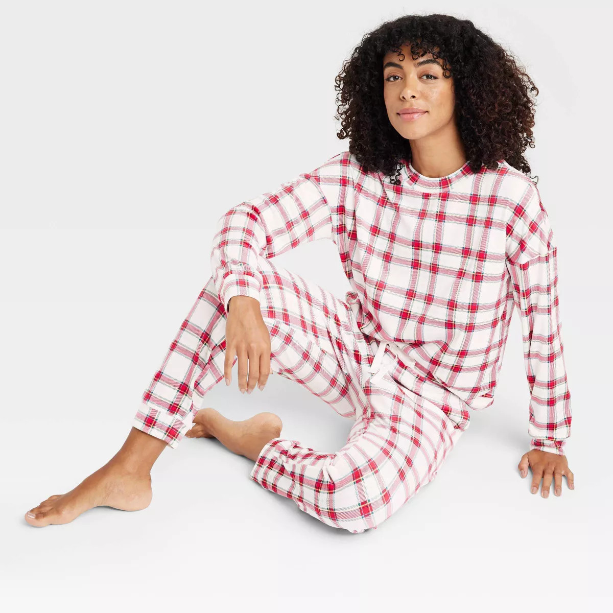 Women's Minky Fleece Pullover Top and Joggers Pajama Set - Auden™ | Target