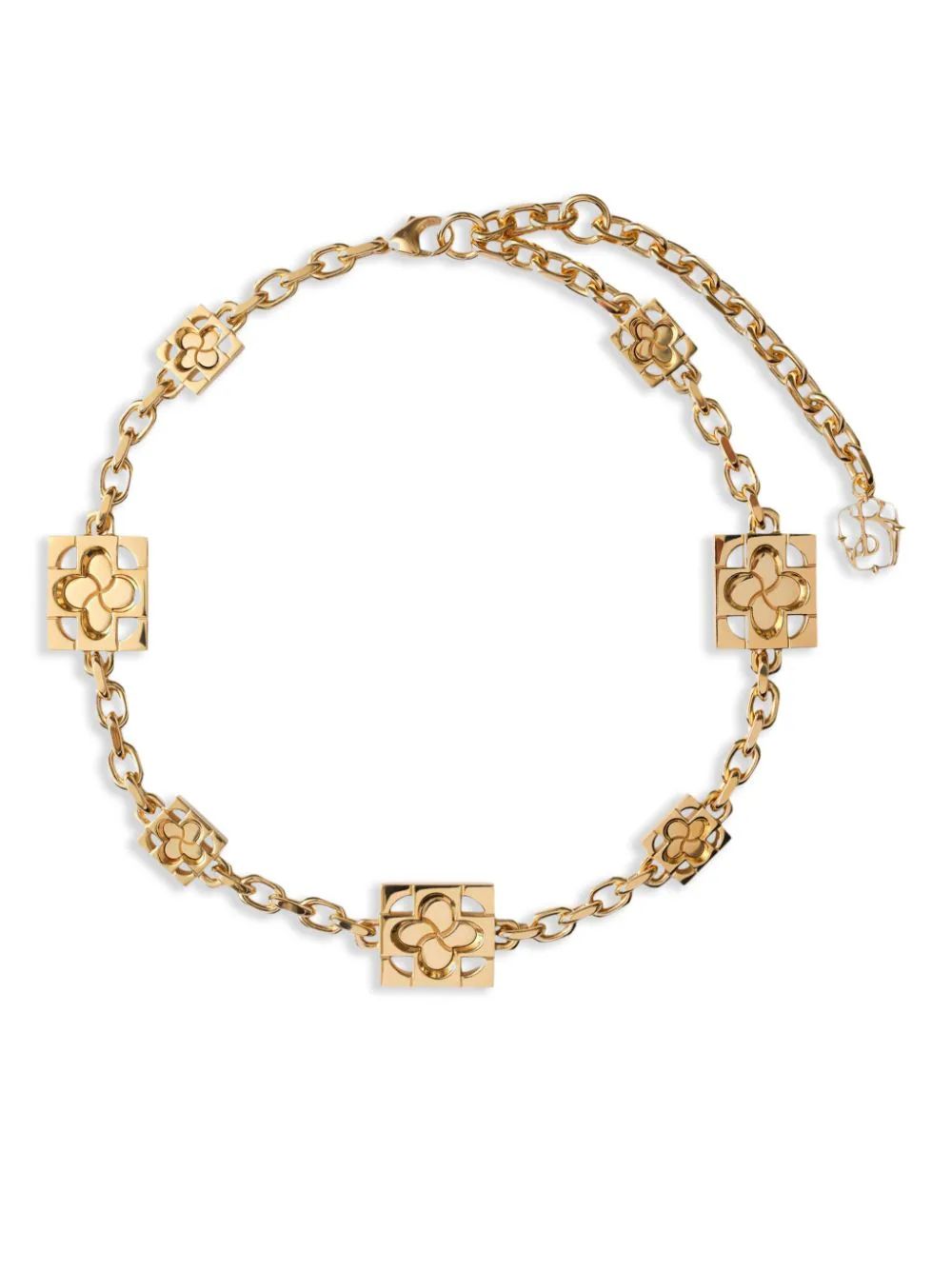 Rose logo-charm necklace | Farfetch Global