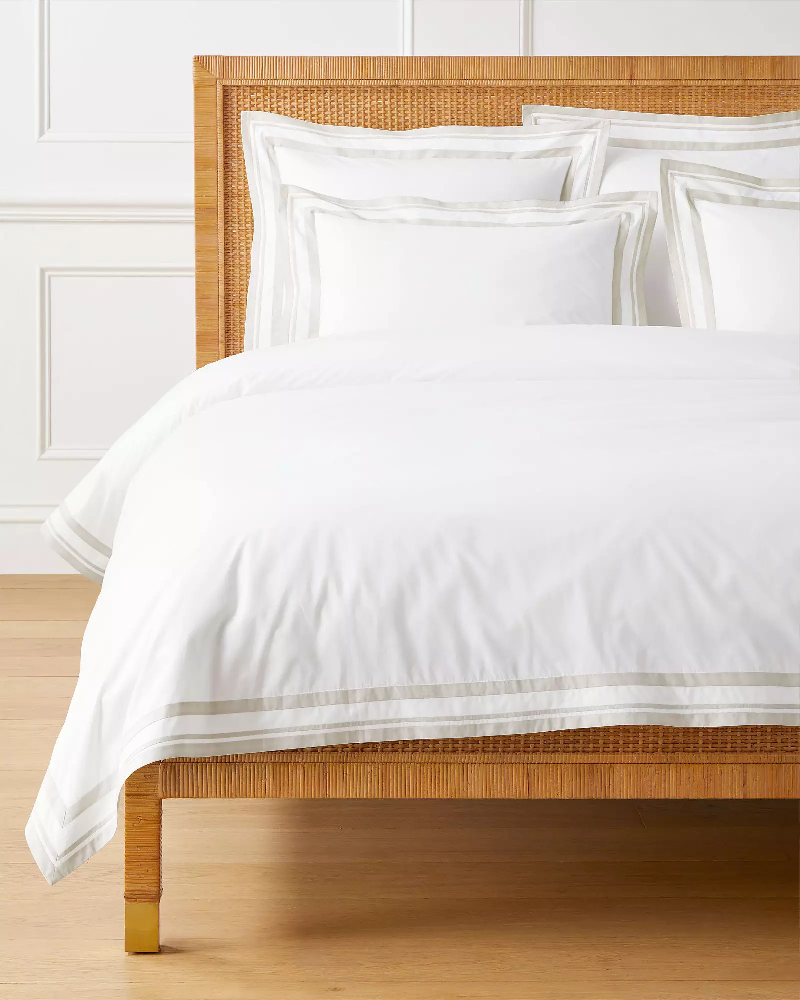 Castine Percale Duvet Cover | Serena and Lily