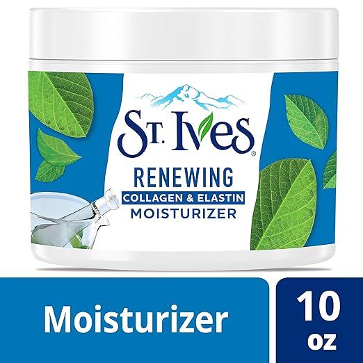 St. Ives Facial Moisturizer for Dry Skin, Collagen Elastin, 10 Oz | Amazon (US)