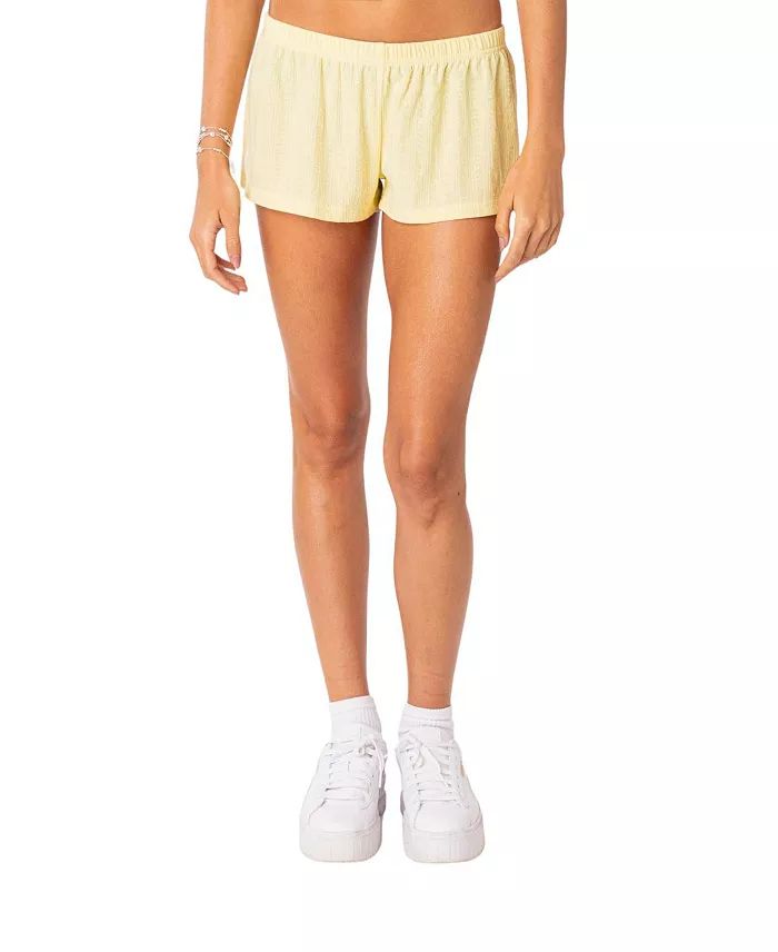 Irene Low Rise Pointelle Micro Shorts | Bloomingdale's (US)