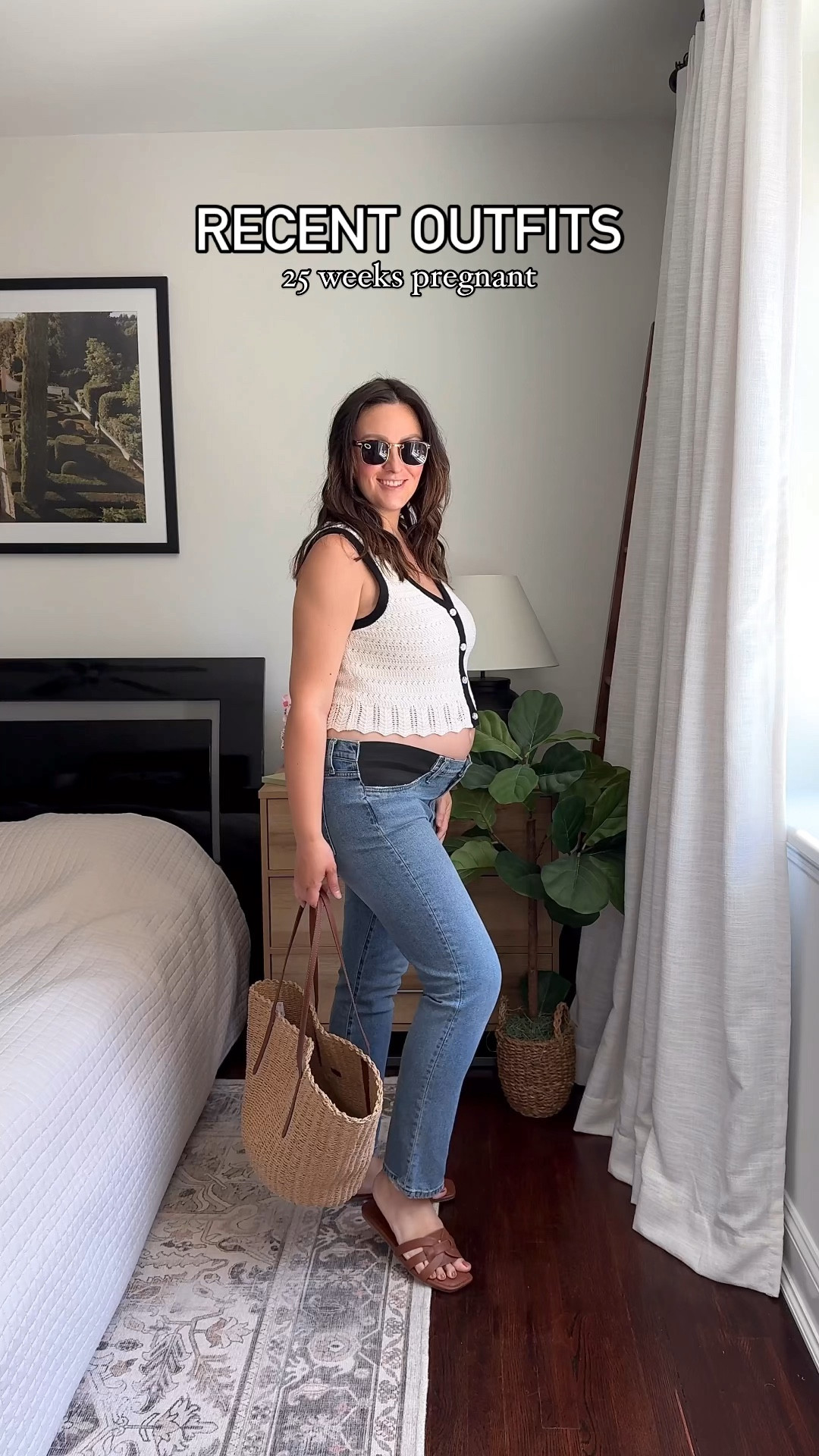 Pregnancy outfits, 25 weeks pregnant! @jcrew @targetstyle @abercrombie @hm #pregnancystyle 

#LTKFamily #LTKBump #LTKStyleTip