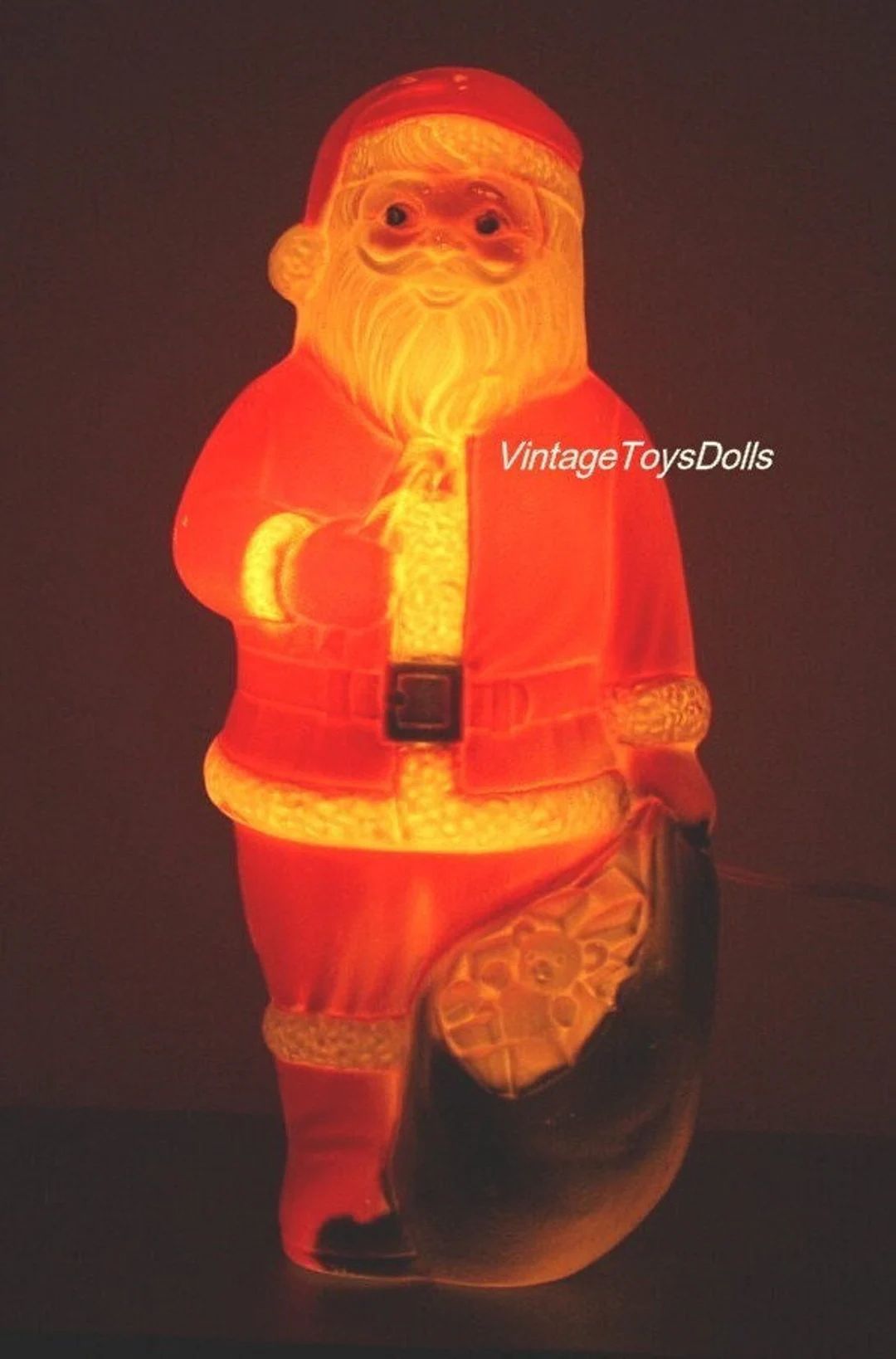 Vintage Light-up Blow Mold Santa Claus 1960's Hard to - Etsy | Etsy (US)