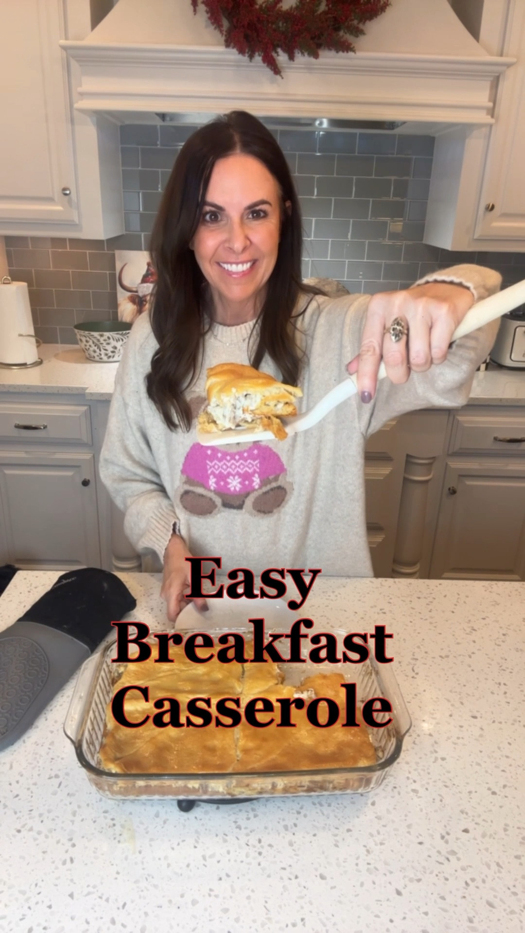 This easy and delicious breakfast casserole is the ultimate cozy morning meal. Flaky crescent rolls layered with savory sausage and creamy cream cheese make it a crowdfavorite every time. Perfect for Christmas morning, holiday brunch, or meal prep and honestly, the leftovers might be even better.
Save this recipe for later and thank me on Christmas morning. 

Sausage & Cream Cheese Breakfast Casserole
Ingredients
2 cans regular crescent rolls (sheets work best)
1 lb Jimmy Dean Original sausage
2 blocks cream cheese
Onion powder (to taste)
Garlic powder (to taste)
Paprika (to taste)
Directions
Preheat oven to 350°F and grease a 9x13 pan.
Press one layer of crescent rolls into the bottom of the pan. Poke holes all over with a fork and bake for 12–15 minutes.
While baking, brown the sausage and drain excess grease.
Add cream cheese to the sausage along with a few shakes of onion powder, garlic powder, and paprika. Mix until well combined.
Spread the sausage mixture evenly over the baked crescent roll layer.
Add the top layer of crescent rolls.
Bake for 20 minutes, or until golden and cooked through.
Perfect for holidays, weekends, or feeding a hungry crowd 🎄✨

