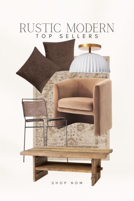 Top selling rustic modern furniture and home decor finds!

Vintage area rug, velvet accent chair, armchair, scalloped flush mount light fixture, fluted light, brown throw pillows, accent pillows, leather barstools, counter stools, rectangular wood coffee table, moody decor

#LTKFind #LTKhome #LTKstyletip