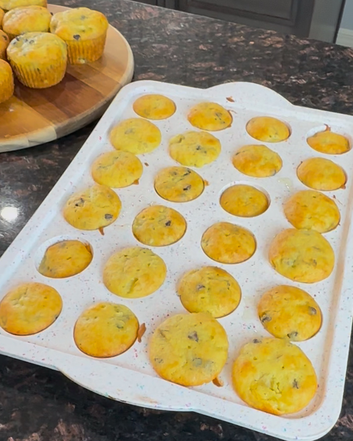 Mini banana nut muffins make for easy freezing and snack options for grabbing on the go. 

For full recipe to head to CrazyBusyMama.com 

Crazy Busy Mama 