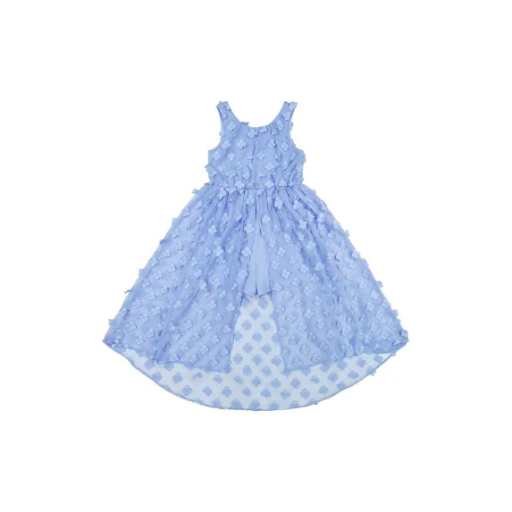 Kensie Girl Sleeveless 3D Flower Chiffon Walk Through Dress, Sizes 4-16 | Walmart (US)