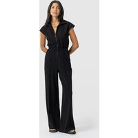 Women's Keller Jumpsuit, Black, Polyester Jersey Elastane, Size UK 12, Saint + Sofia | Saint + Sofia