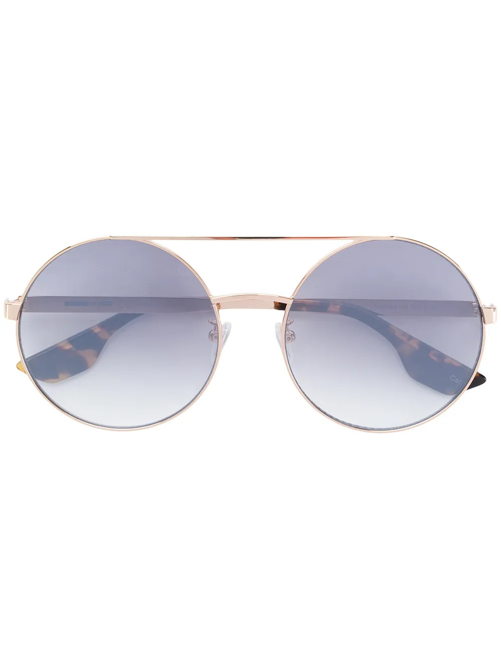 Mcq By Alexander Mcqueen Eyewear double bridge circle sunglasses - | FarFetch US