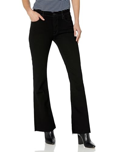 Hudson Jeans Women's NICO MID-Rise Bootcut Barefoot, Black, 23 | Amazon (US)
