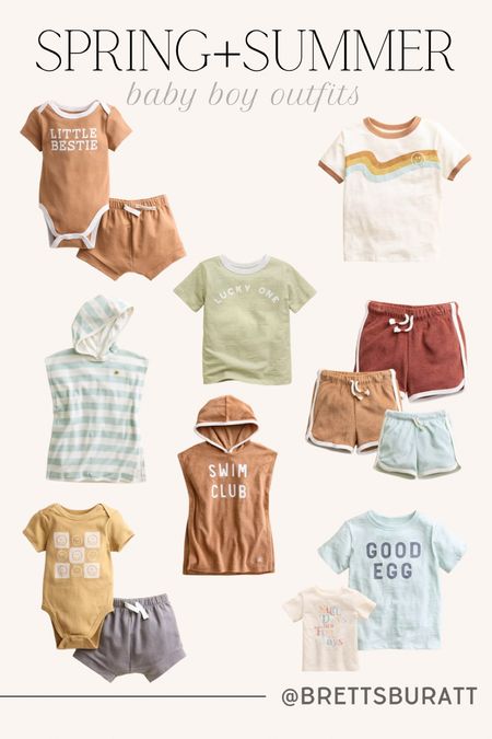Spring and summer baby boy outfits from Kohls // swimwear, kids, toddler, boy ootd 

#LTKbaby