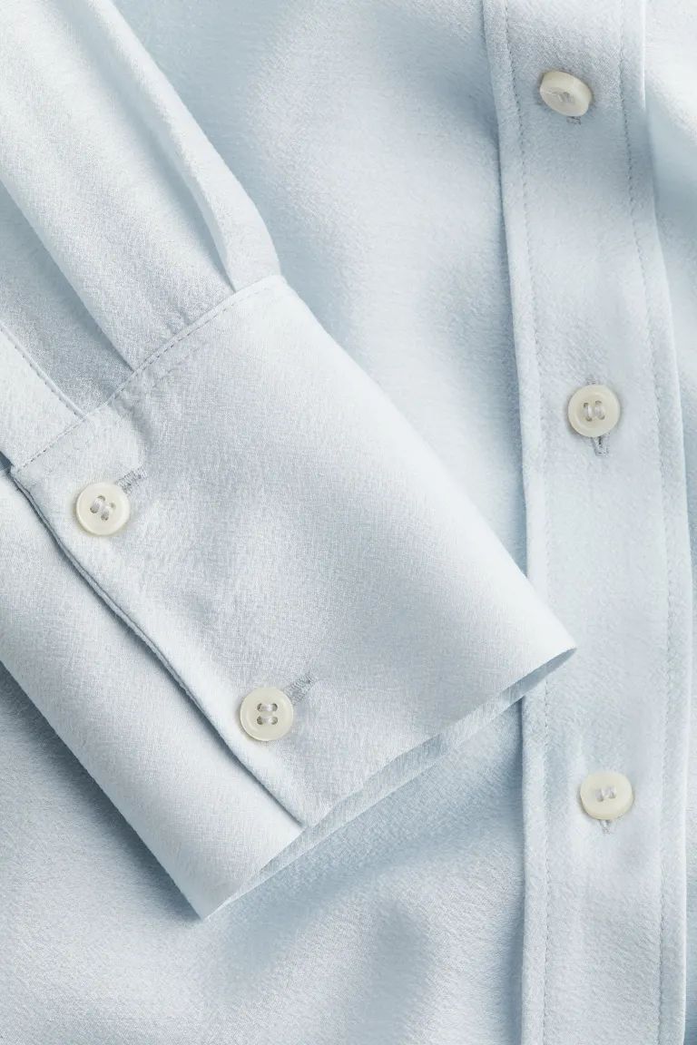 Shirt - Pale blue - Ladies | H&M US | H&M (US + CA)