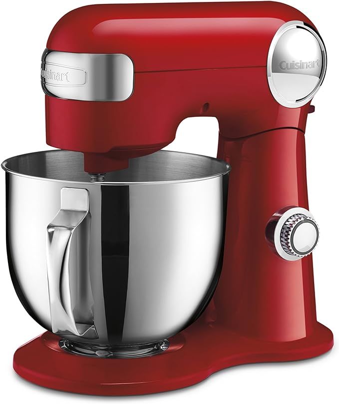 Cuisinart SM-50R 5.5-Quart Stand Mixer, Ruby Red | Amazon (US)