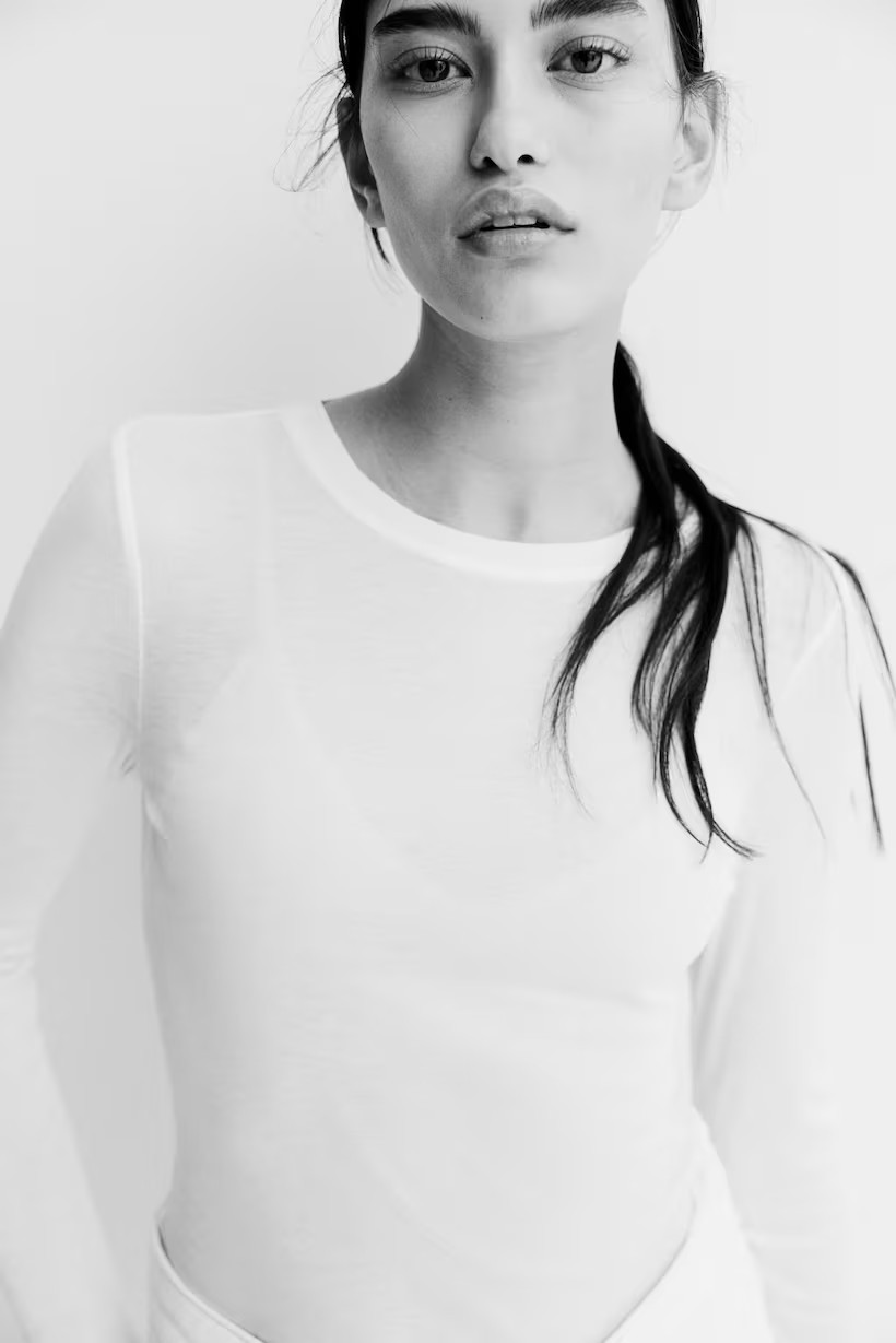 Pima cotton jersey top | H&M (UK, MY, IN, SG, PH, TW, HK)