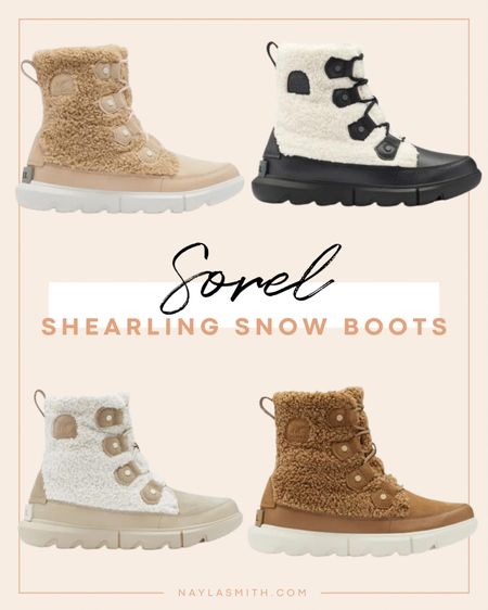 Sorel shearling snow boots - so comfy and warm! Winter fashion, winter trends



#LTKSeasonal #LTKshoecrush #LTKstyletip