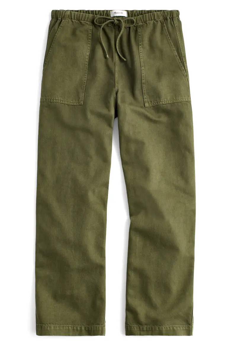 Pull-On Barrel Leg Airy Denim Utility Pants (Women) | Nordstrom | Nordstrom