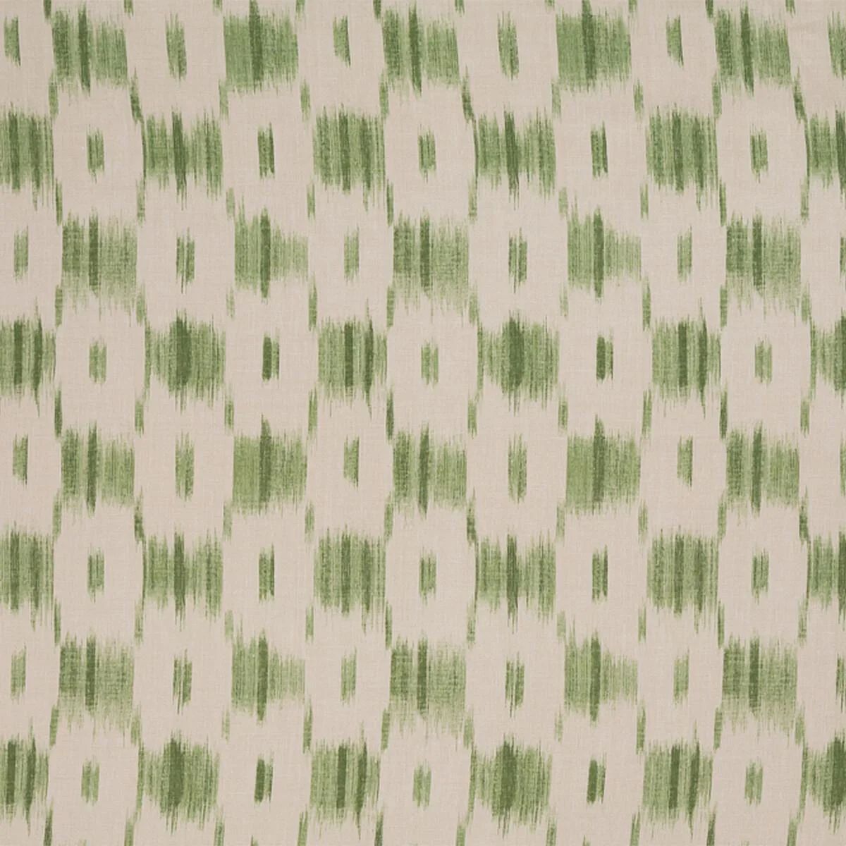Lee Jofa Ikat Check Green Fabric | DecoratorsBest