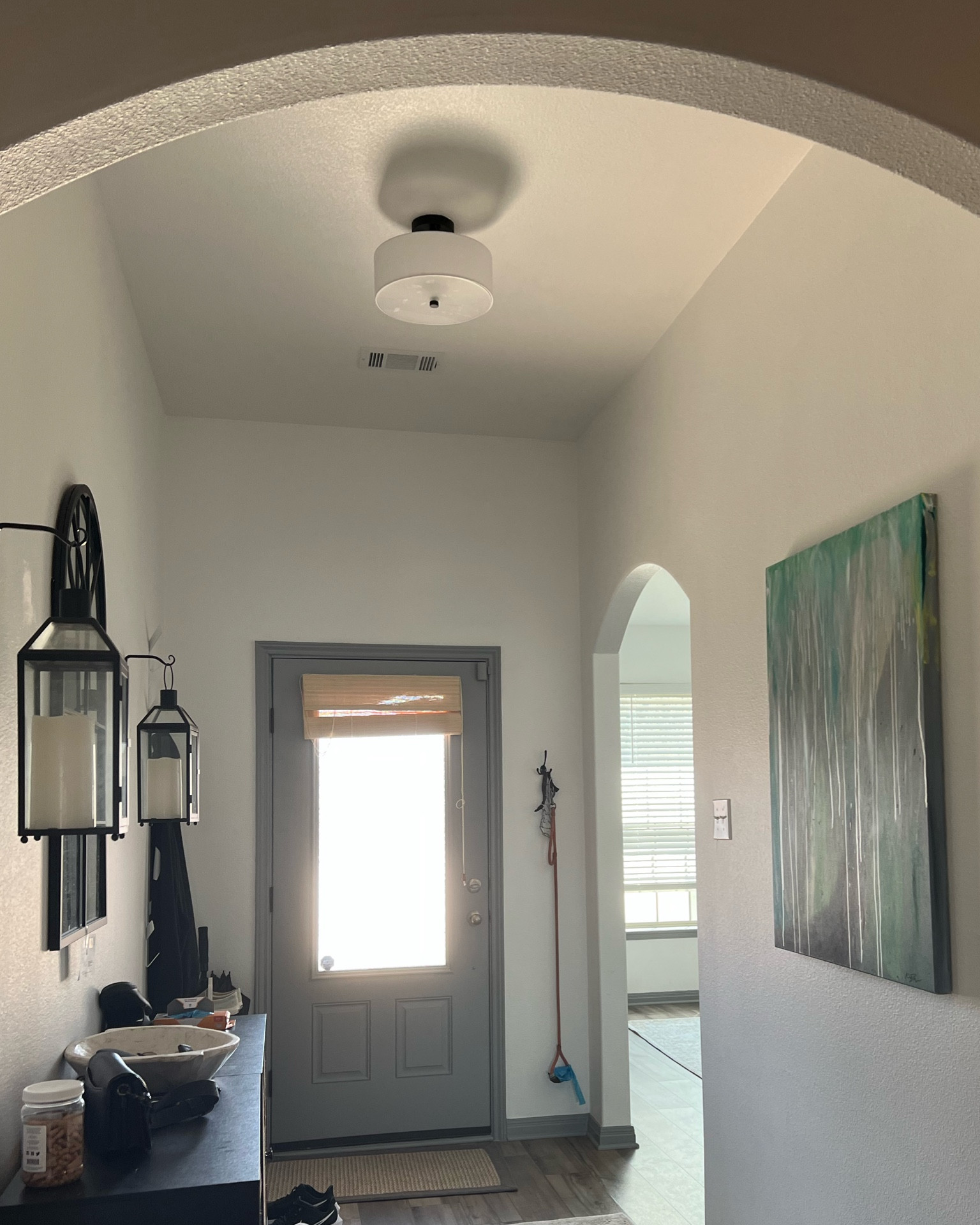 Installed this cute flush mount light in the entry way and one in the closet

#LTKhome #LTKFind #LTKunder100