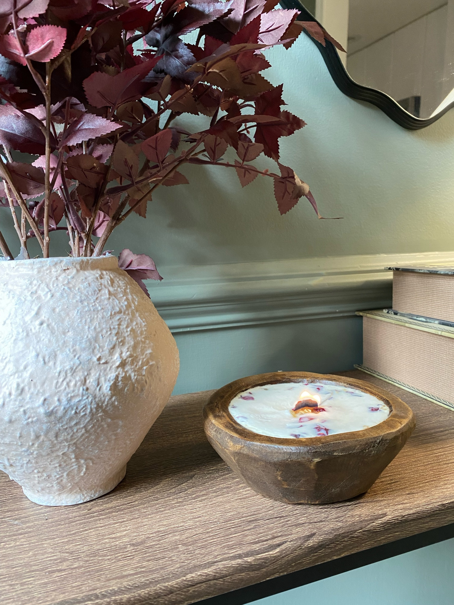 My favorite time of day:candle o’clock. Truly one of my favorite things in the world is a good candle and I love my candles I have found from #abandonedcakes they smell amazing, burn evenly, and are so beautiful 

#LTKHome #LTKSeasonal #LTKFindsUnder50