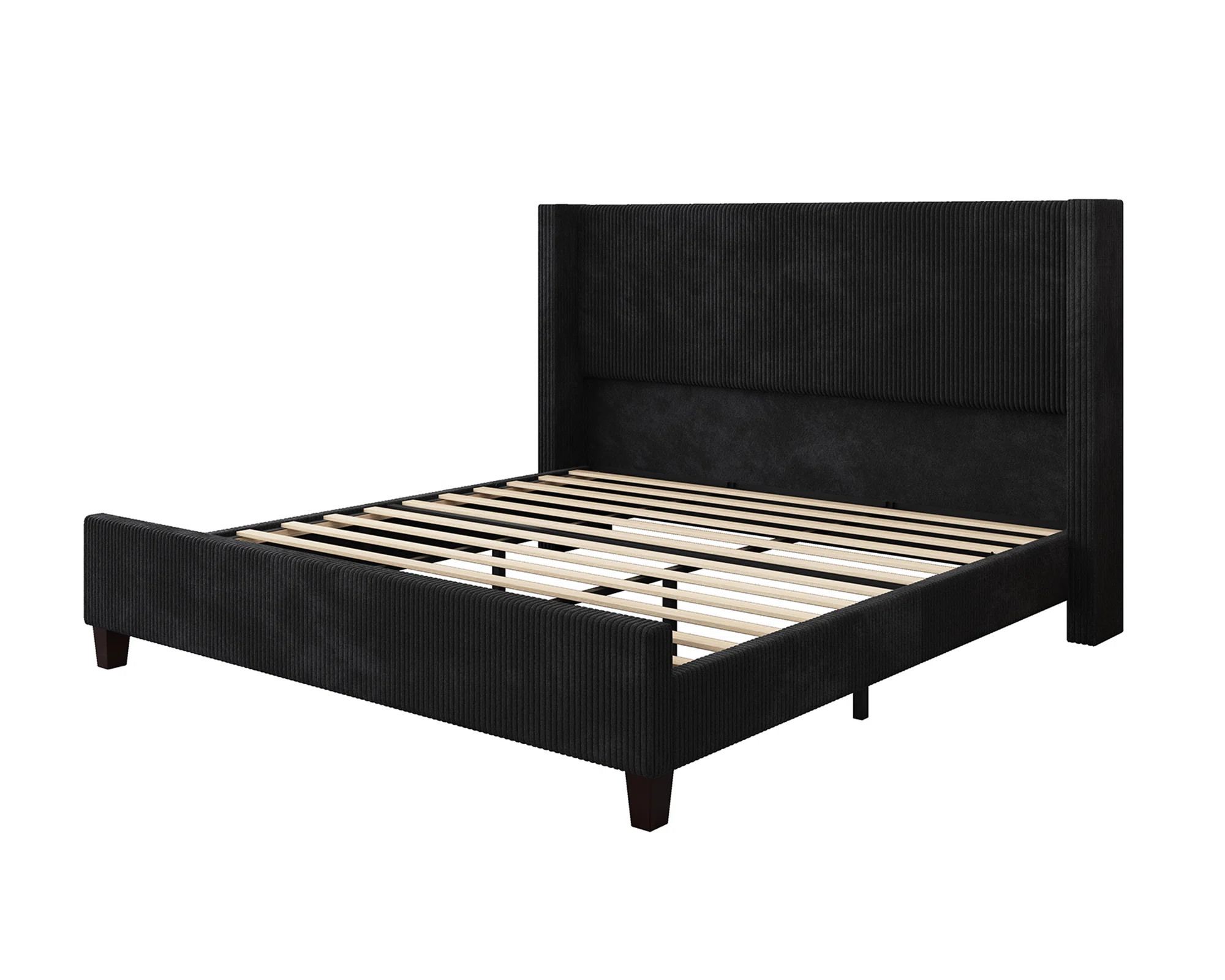 Wauseon Corduroy Upholstered Bed | Wayfair North America