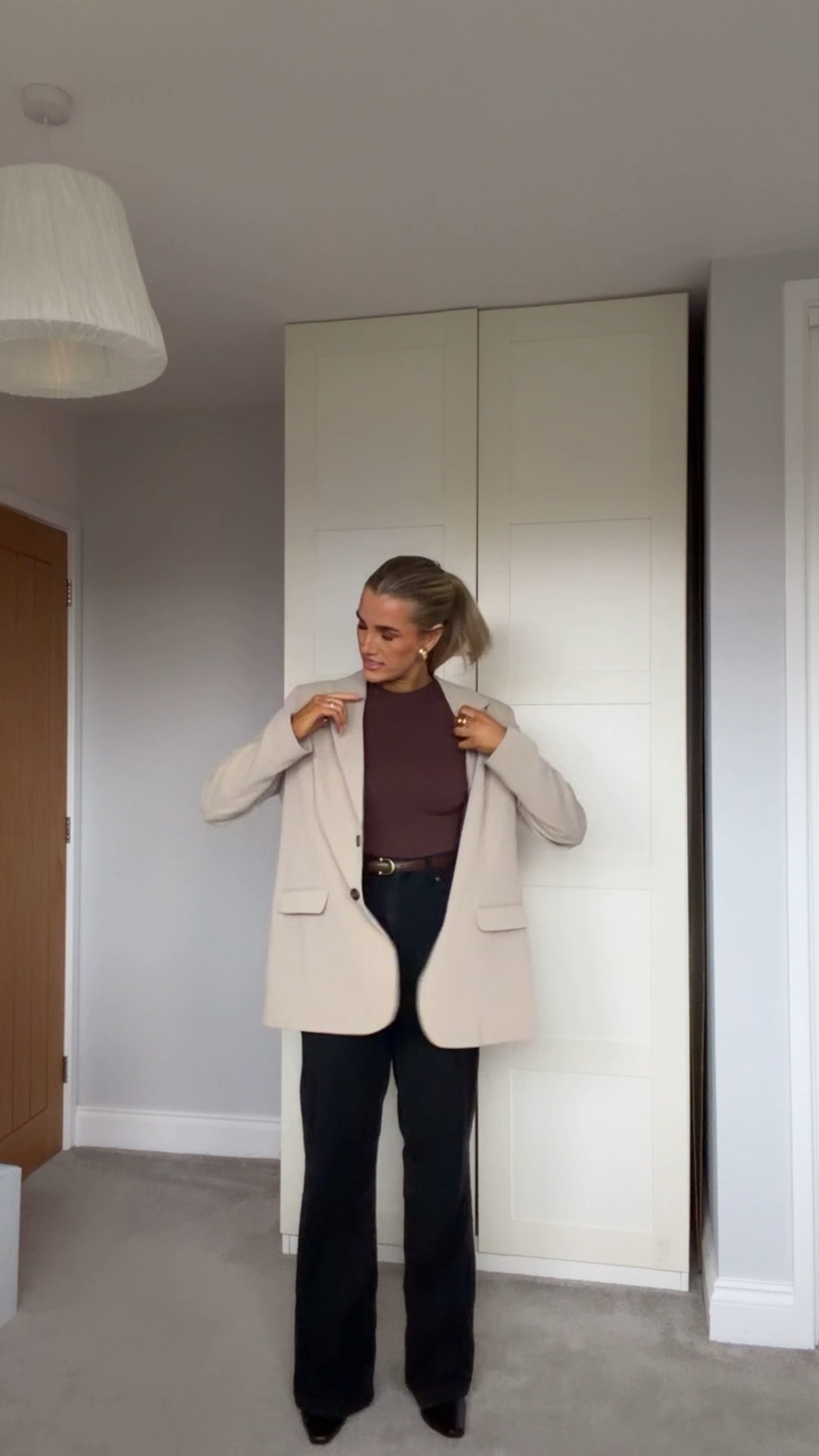 Gorgeous back to work, brunch, date night, interview, meeting outfit! All the neutrals - love it!!! 💚🫶🏽🩷

#LTKdatenight #LTKwinter #LTKuk