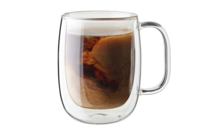 ZWILLING Sorrento Plus Double Wall Glassware 12-oz-/-2-pc  Coffee Glass Mug Set | The ZWILLING Group Cutlery & Cookware