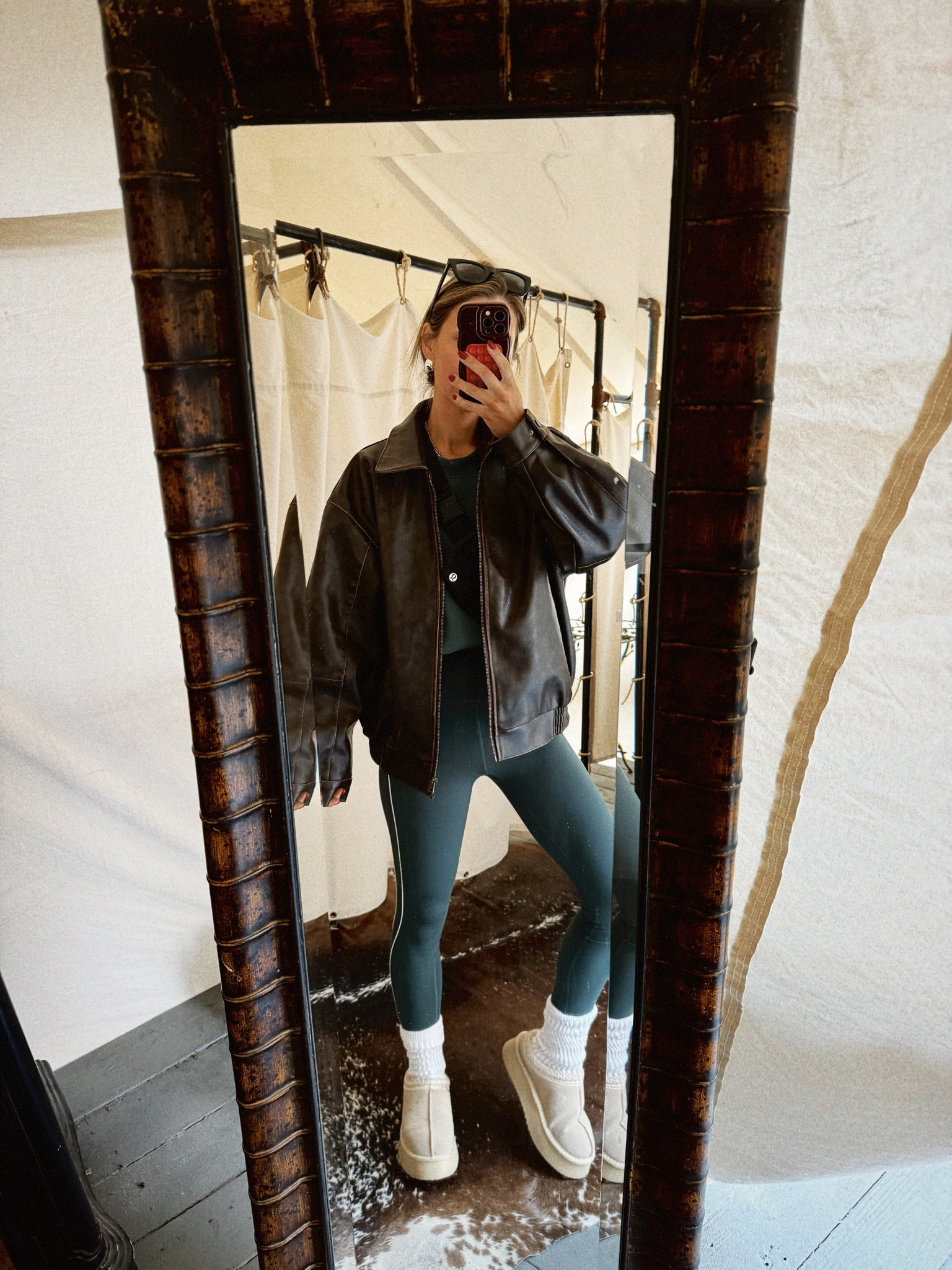 TARGET LEGGINGS SET and sweatshirt that feels like lululemon!! Leather jacket in stock! 


#LTKFindsUnder50 #LTKActive #LTKSeasonal