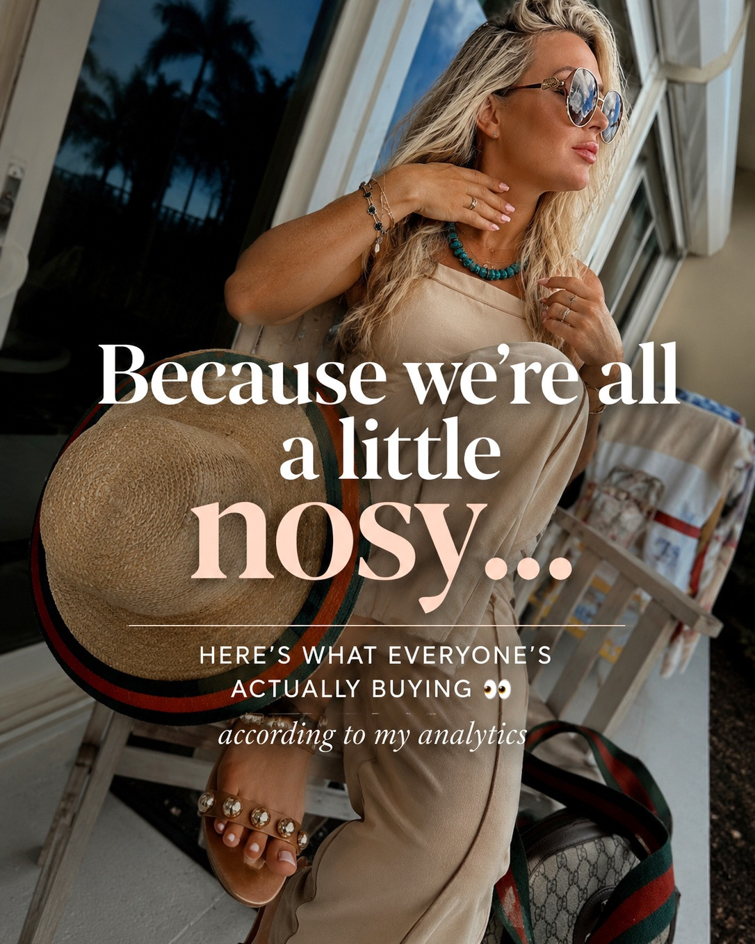 Because we’re all a little nosy- here’s what you’re buying according to my analytics! 👀🤏🏼 I love these controversial ones! 

Nosy. Trending. Summer style. Summer outfits. Summer beauty. Lip.

#LTKSaleAlert #LTKgrwm #LTKSeasonal