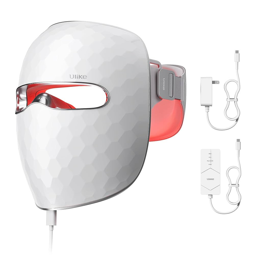 Ulike ReGlow LED Light Therapy Mask, Red Light Therapy for Face, 4 Modes with Red, Blue, Yellow &... | Amazon (US)