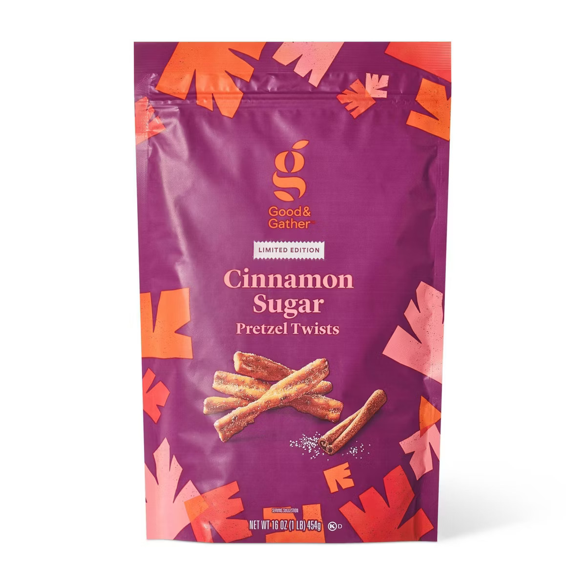 Fall Harvest Cinnamon Sugar Seasoned Pretzel Twists - 16oz - Good & Gather™ | Target