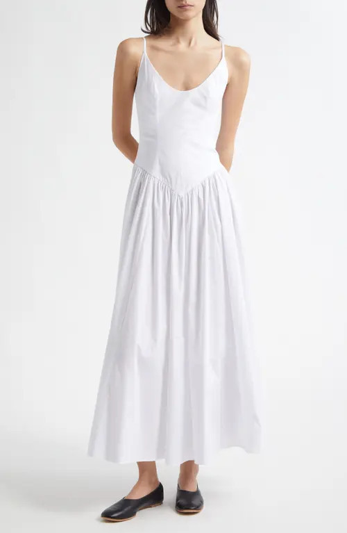 STAUD Dena Dress in White at Nordstrom, Size 10 | Nordstrom