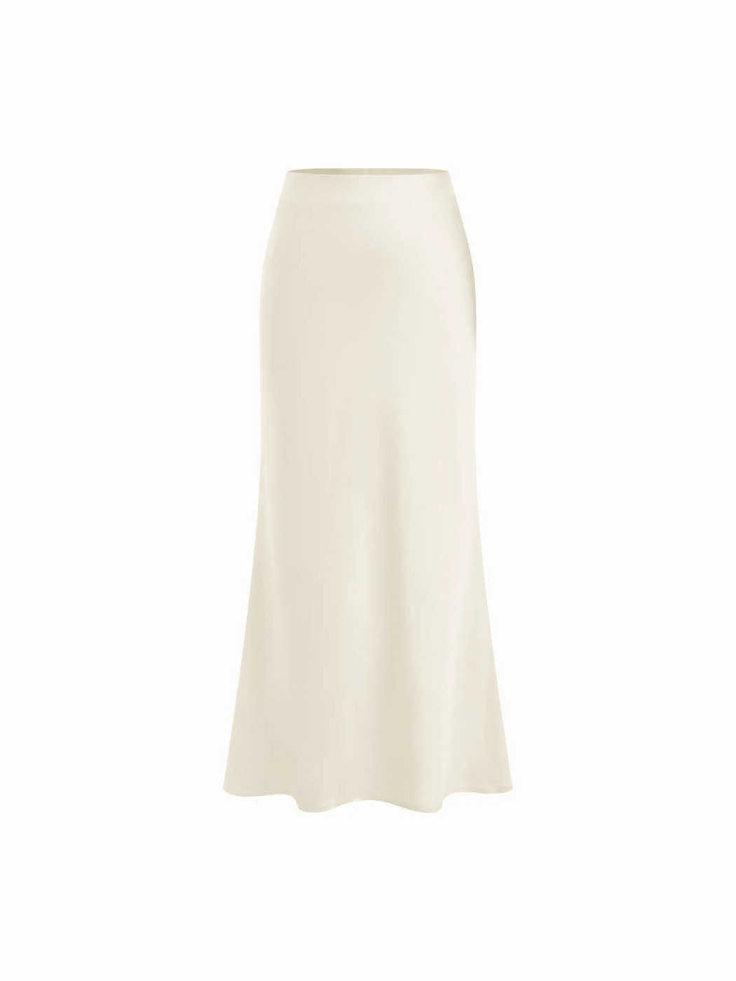 Cotton-blend Mid Rise Solid Ruffle Maxi Skirt CHF 37.90 | Cider