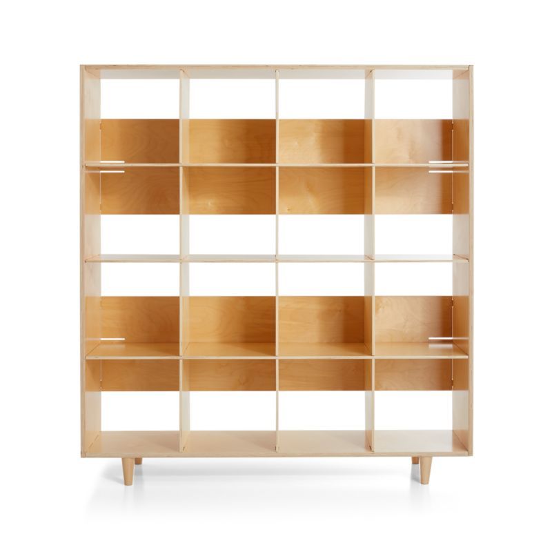 Large Birch Bookcase + Reviews | Crate and Barrel | Crate & Barrel