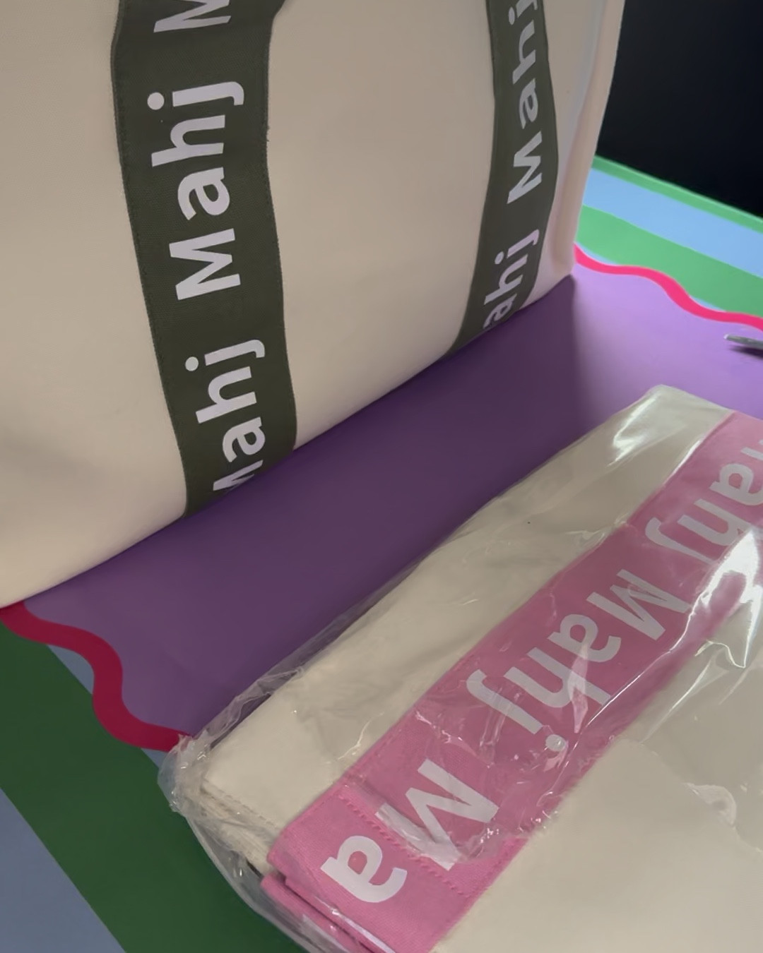 Honest review  - this is a reminder not every dupe is worth it… I found a dupe of the Oh My Mahjong bag on Amazon! It is not the same quality at all.  The interior lining is so thin and crinkly! The large pocket is supposed to be padded for a laptop and this is not.  I am sure it could rip very easily. And not gonna lie,  the Velcro closure is bad.  It honestly looks like a prototype that got rejected. 

I do not recommend at a $40 price point. Spend the money on the real Oh My Mahjong bag IF (and only if) this is the look you like.  Note: the Oh My Mahjong version is light Pink with a Limoncello lining. My OMM bag is Olive. 
Ohmymahjong.com

OR consider getting a custom / personalized large tote bag at Mark & Graham.  OR get any tote that has enough room and interior pocket. 
Reminder racks are usually ~20 inches without a rack bag. If you want to carry those items inside your tote bag, double check the interior dimensions. 
#dupe
#amazonfinds
#mahjong
#totebag
#donotrecommend


#LTKFindsUnder50 #LTKootd #LTKActive