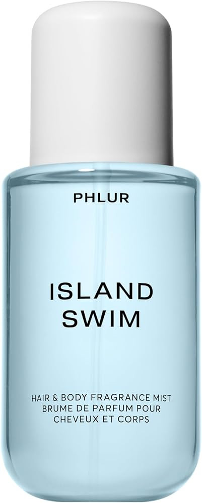 PHLUR Island Swim Body Mist, 8 Fl Oz - Hair and Body Perfume, Tropical Citrus Coconut Body Spray ... | Amazon (US)