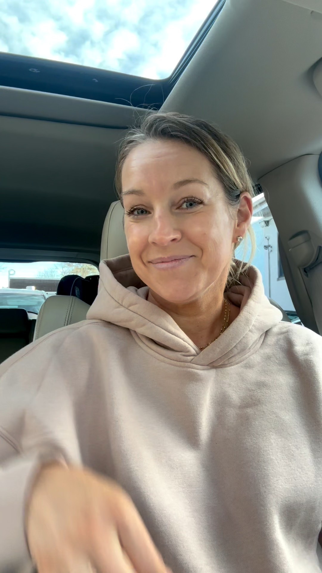 Rushing around isn’t going to stop me!! Literally did this quick look in the car and it was so easy and didn’t leave really any residue on my fingers!! This is sun-kissed bc I’m self tanning at the moment but they all have a pretty pink one for when my skin is more pale! Linked the foundation and mascara I’m wearing too! 

#LTKmomlife #LTKdayinmylife #LTKBeauty