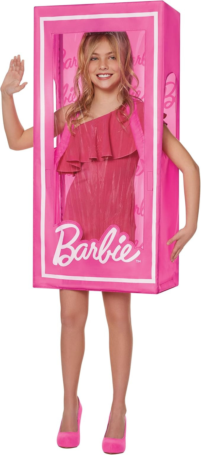 Spirit Halloween Kids Barbie Box Costume | Officially licensed | Barbie Movie | Mattel | Barbie B... | Amazon (US)