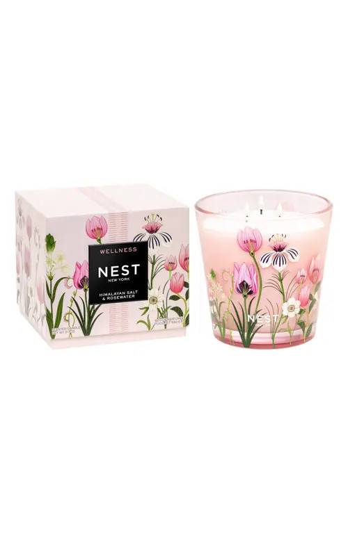 NEST New York Himalayan Salt & Rosewater Scented Candle at Nordstrom, Size 21.2 Oz | Nordstrom